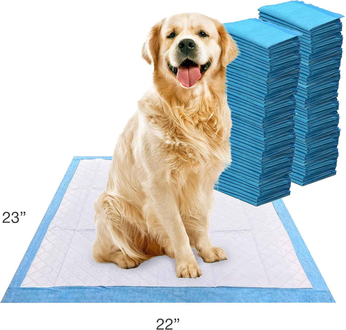 Wee-Wee Superior Performance Pee Pads for Dogs - Dog & Puppy Pads for Potty Training - Dog Housebreaking & Puppy Supplies - 22" X 23" (100 Count)