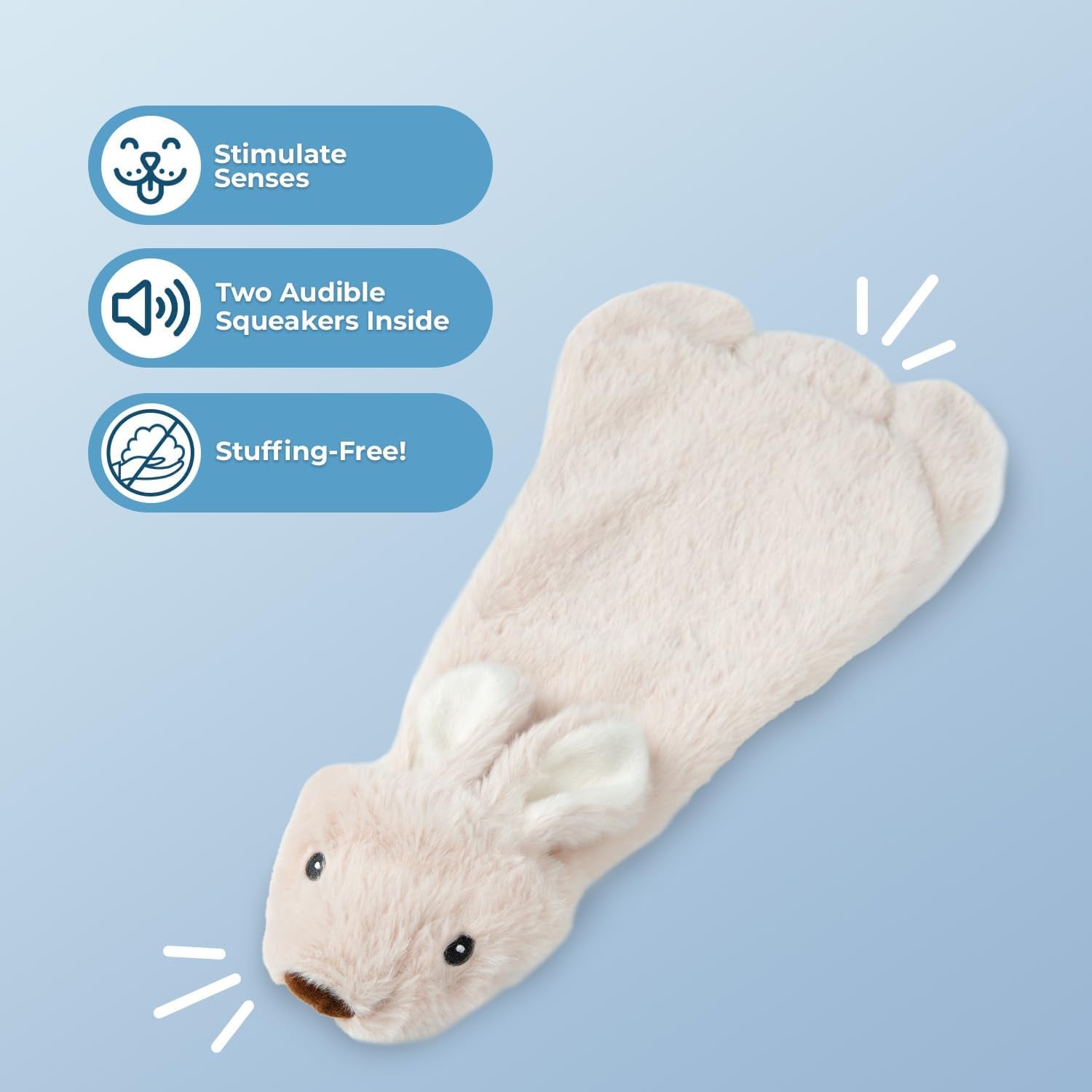 Dog Squeaky Chew Toys Fun Skin,Plush,Log