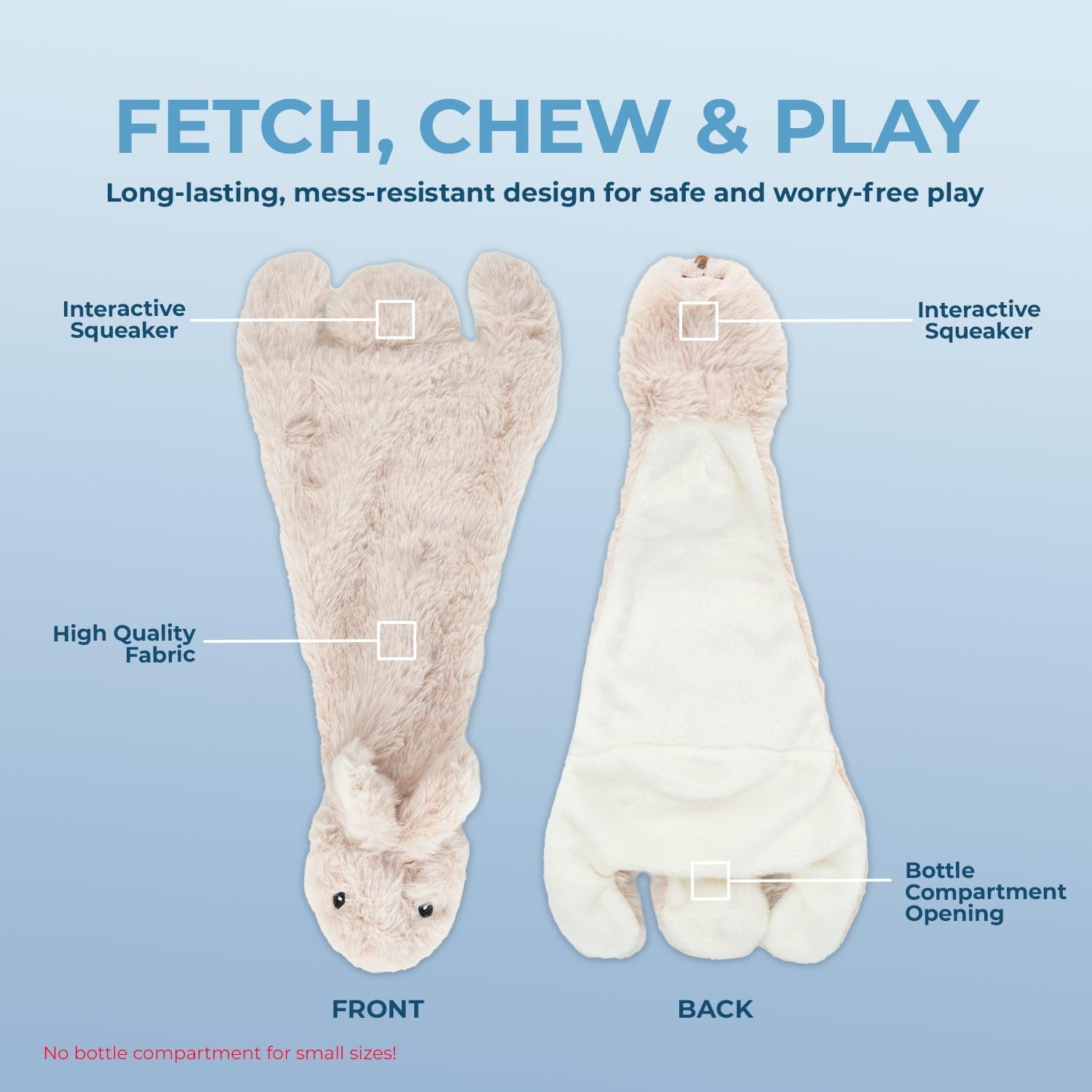 Dog Squeaky Chew Toys Fun Skin,Plush,Log