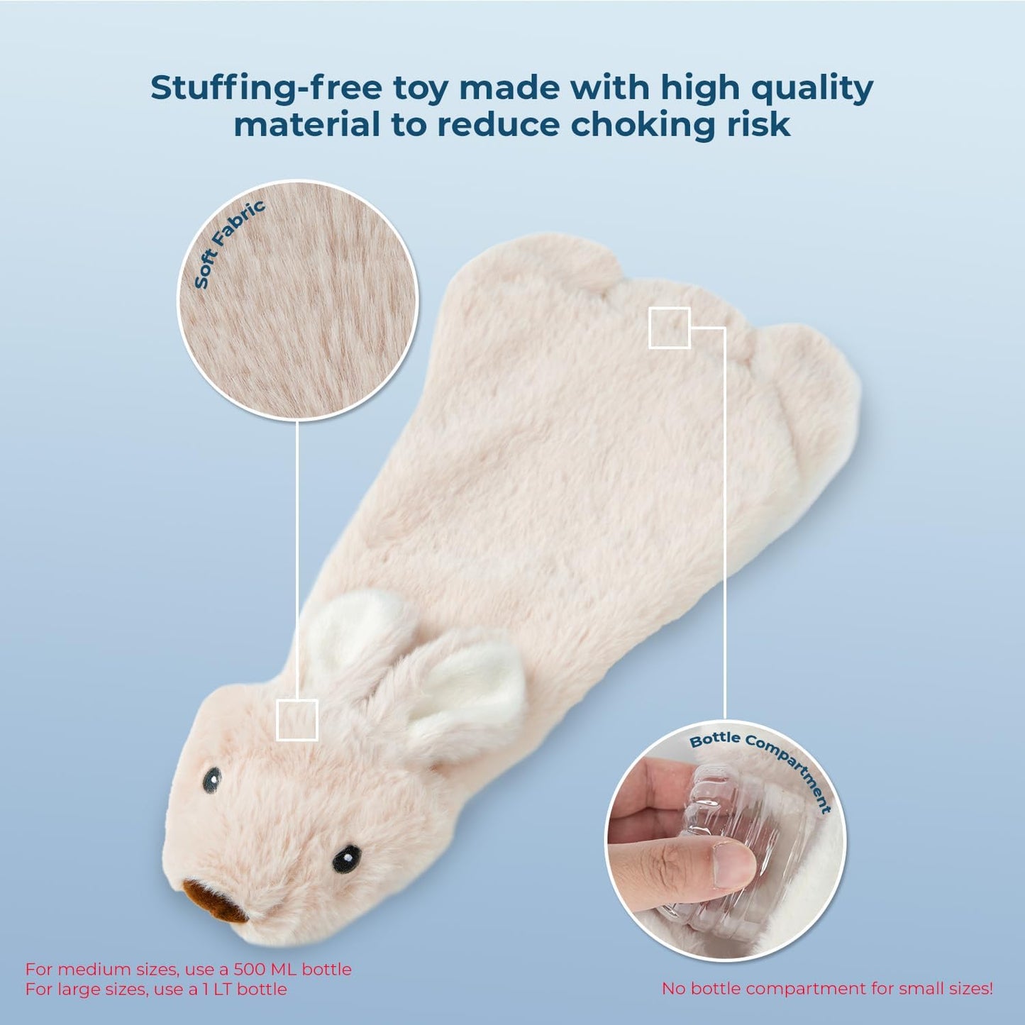 Dog Squeaky Chew Toys Fun Skin,Plush,Log